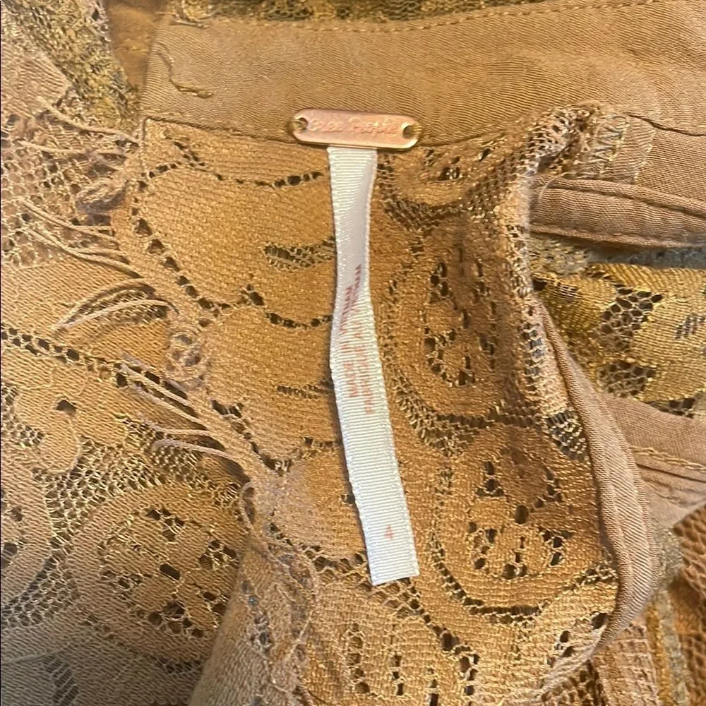Free People Verushka Lace Mini Dress 4